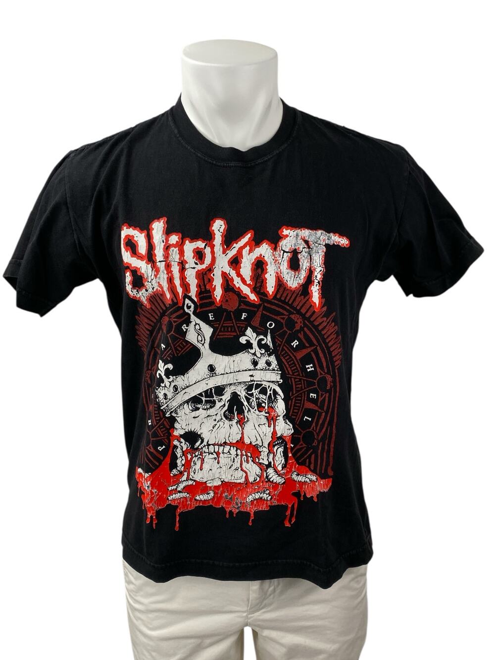 Unity Slipknot Men's Black Short Sleeve Metal Band Rock T Shirt Tee Top Size M